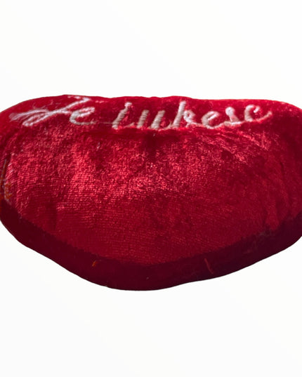 Inimă de pluș 16cm