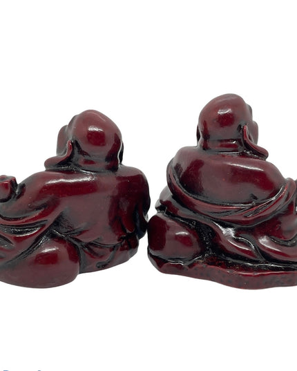 Buddha vesel rășină  2/set