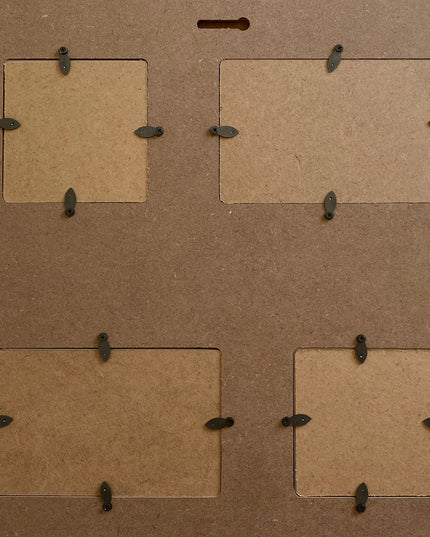 Tablou cu Ramă foto 4 poze LOVE 40cm