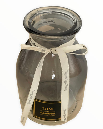 Vază sticlă decor 1024-8. 18cm