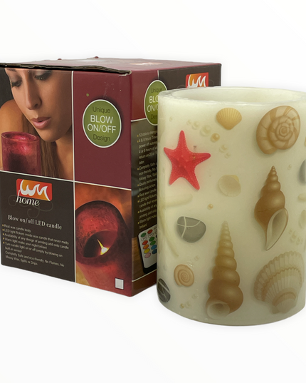Lumânare Stea decorativă cu baterii 10cm