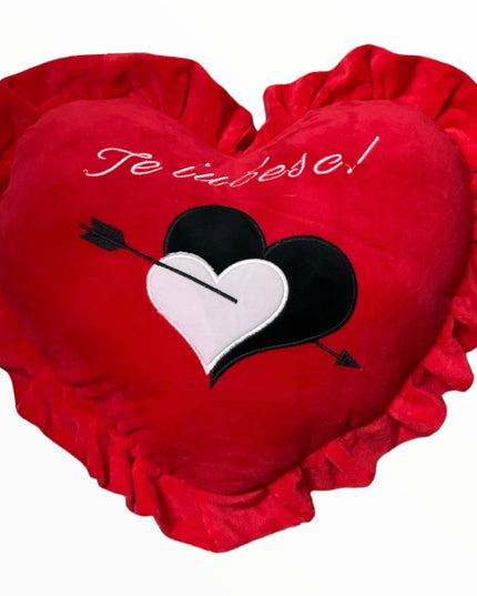 Inimă de pluș 46cm