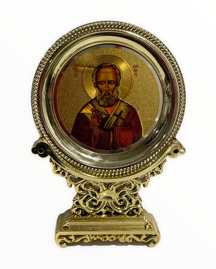 Farfurie plastic cu suport 15cm