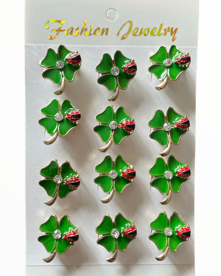 Mărțișor brosă metal 12/set 2cm