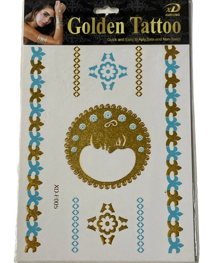 Tatuaje temporare Golden 18 x 12cm