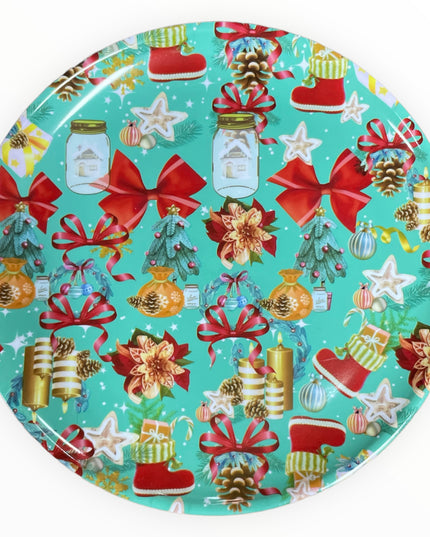 Tavă plastic Crăciun 29cm