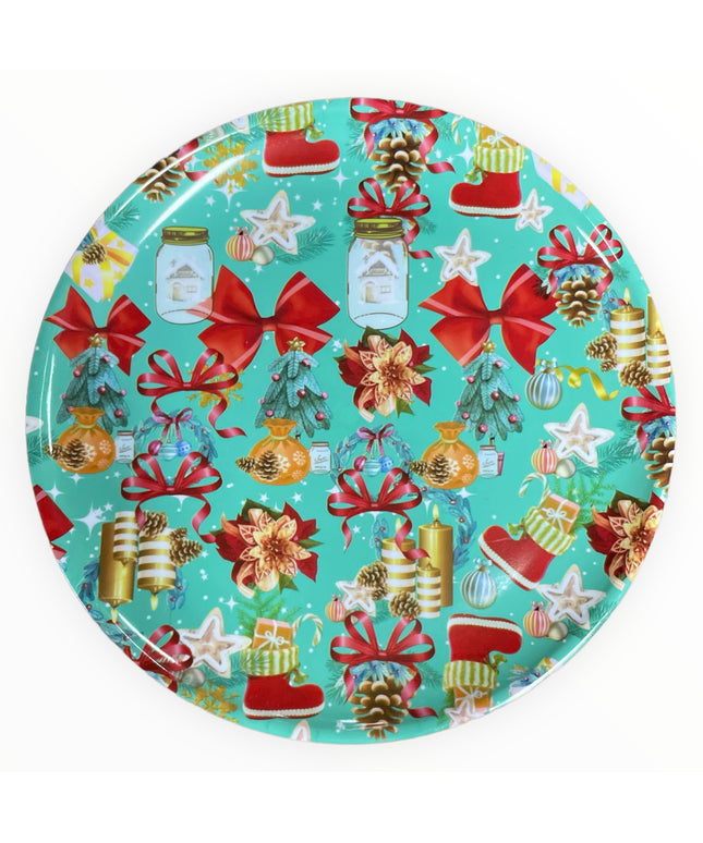 Tavă plastic Crăciun 29cm