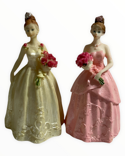 Prințese rășină 2/set 15cm