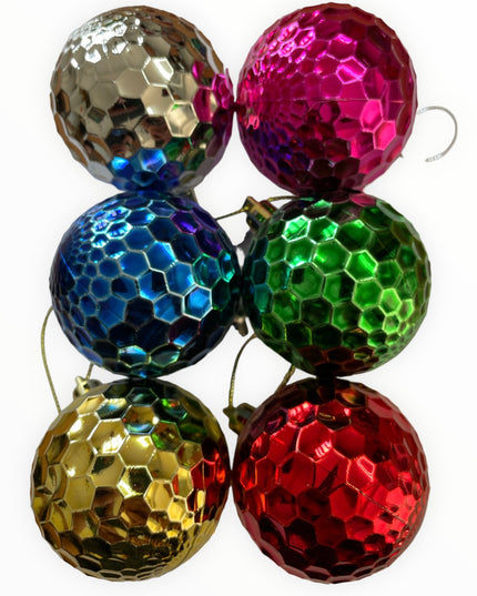 Glob plastic 6/set. 6cm