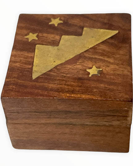 Cutie lemn Palisandru 5cm