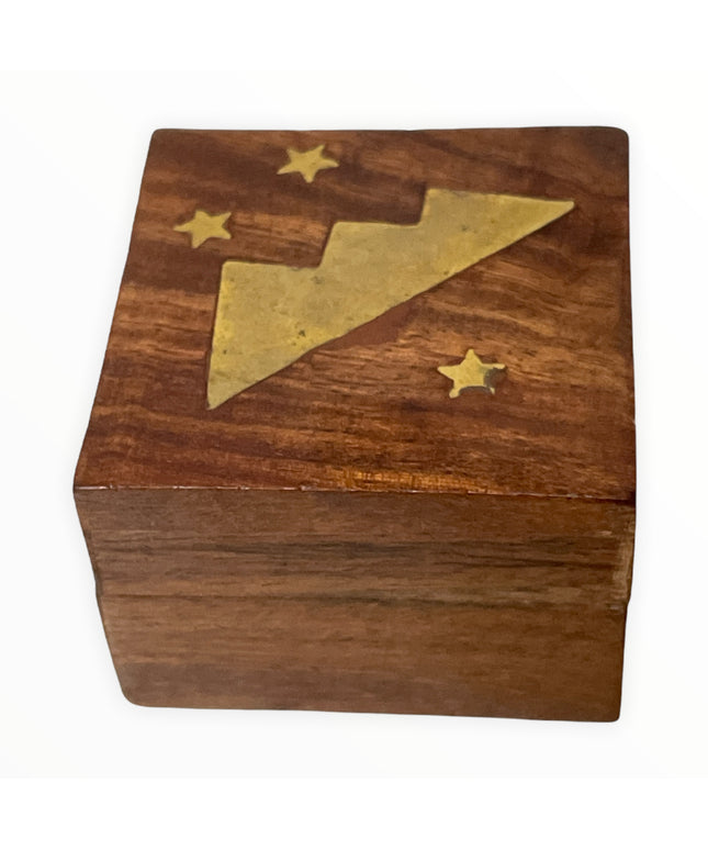 Cutie lemn Palisandru 5cm