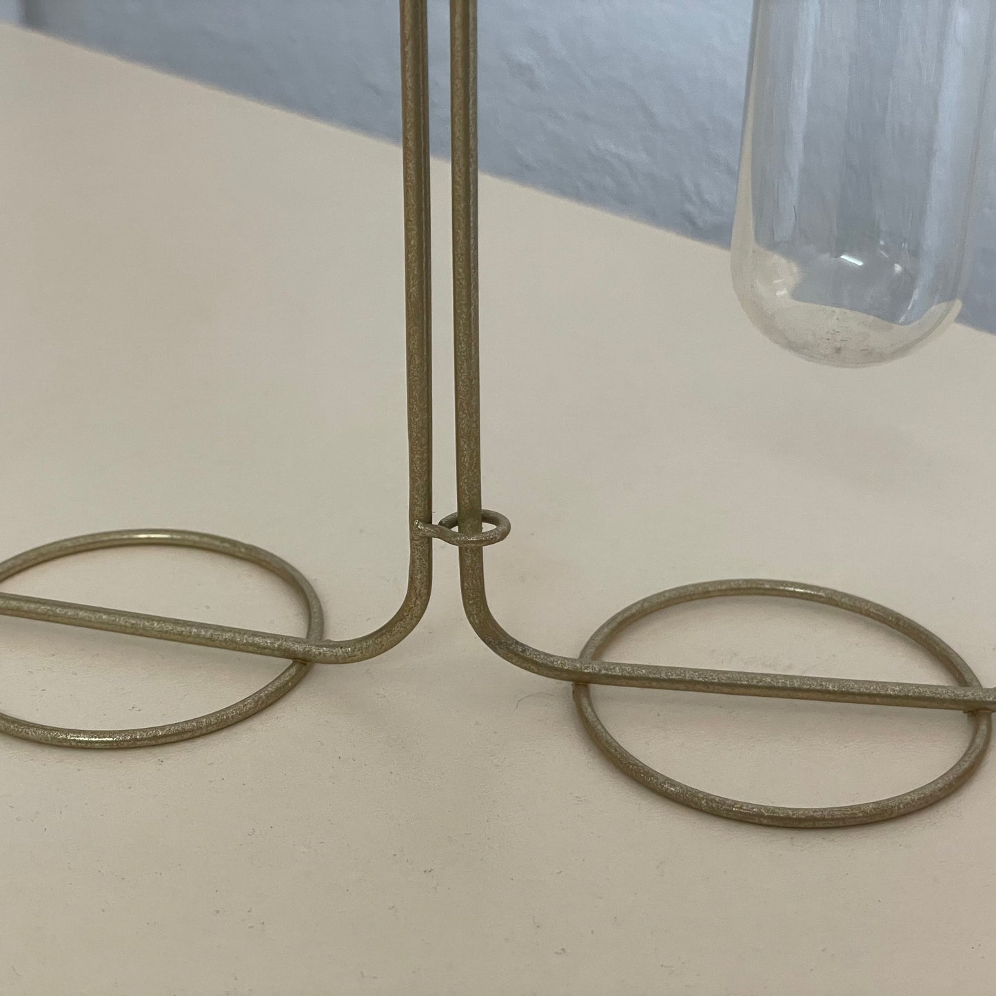 Suport metalic Hidroponic dublu cu eprubete