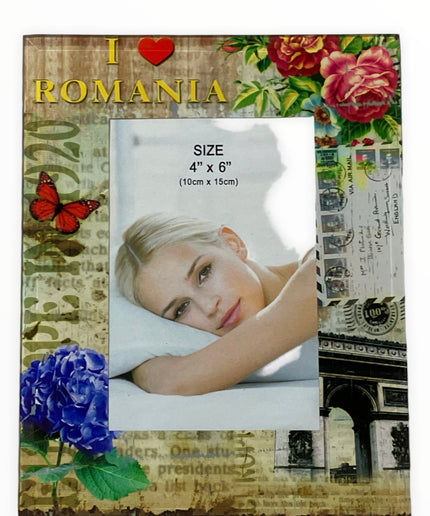 Ramă foto Love România 23cm