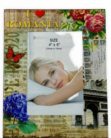 Ramă foto Love România 23cm