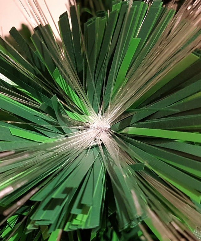 Brad artificial cu fibră optică dublă 210 cm