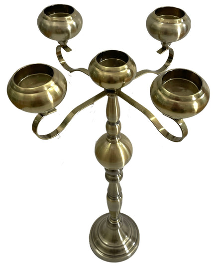 Suport lumânare metal VINTAGE 61 cm