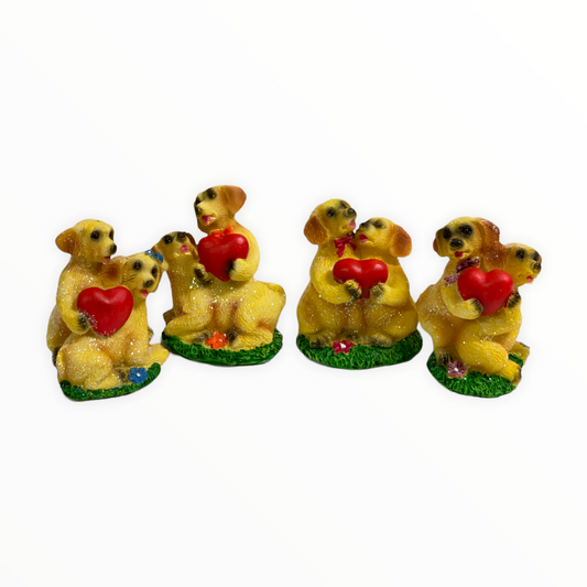 Căței cu inimă 4 /set 5cm