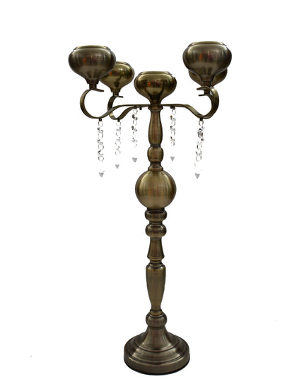 Suport lumânare metal VINTAGE 61 cm