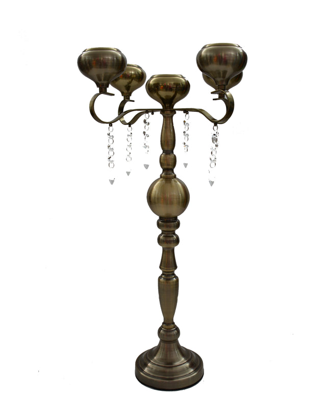 Suport lumânare metal VINTAGE 61 cm