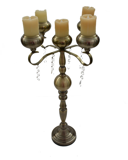 Suport lumânare metal VINTAGE 61 cm