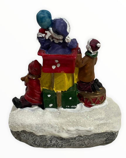 Figurină cu lumini Crăciun 12cm