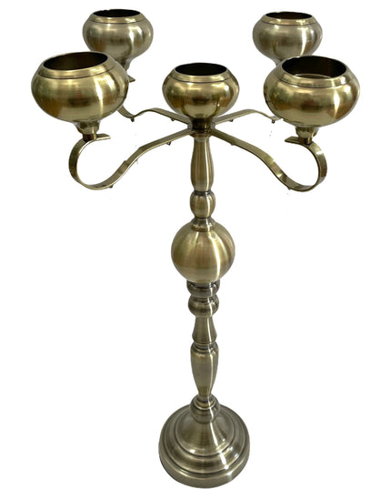 Suport lumânare metal VINTAGE 61 cm