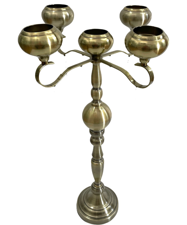 Suport lumânare metal VINTAGE 61 cm