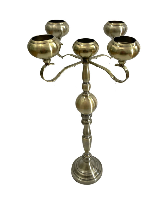 Suport lumânare metal VINTAGE 61 cm