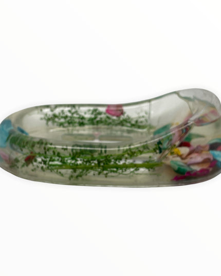 Savonieră plastic cu scoici 15 cm