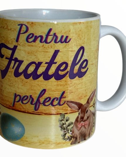 Cană Paște cu mesaj pentru Bărbați 330ml