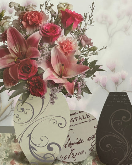 Tablou cu flori  24 x 24cm