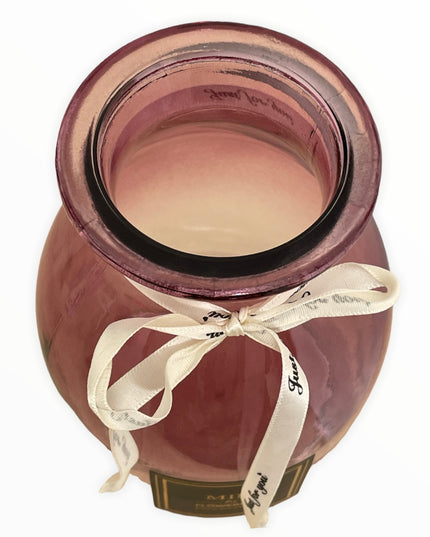 Vază sticlă decor 1024-8. 18cm