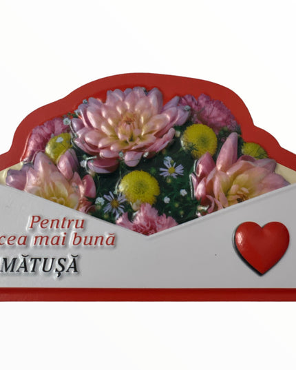 Magnet de frigider 3D cu mesaje 10cm