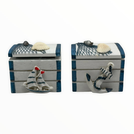 Cutie bijuterii lemn 2/set 7cm