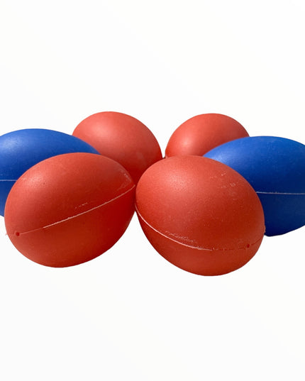 Ouă plastic color 6/set