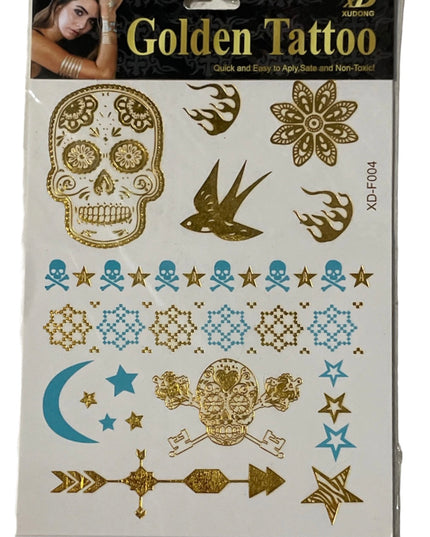 Tatuaje temporare Golden 18 x 12cm