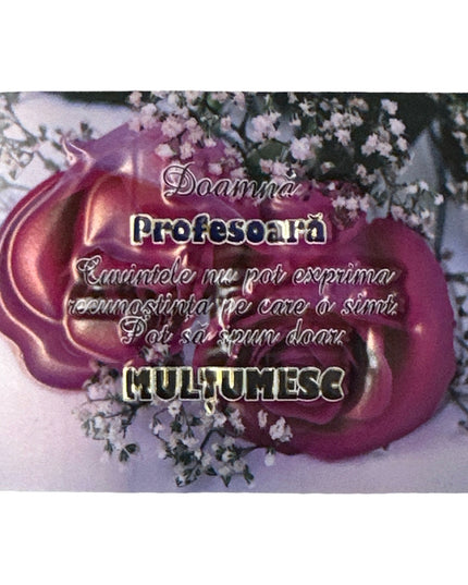 Magnet de frigider 3D cu mesaje 10cm