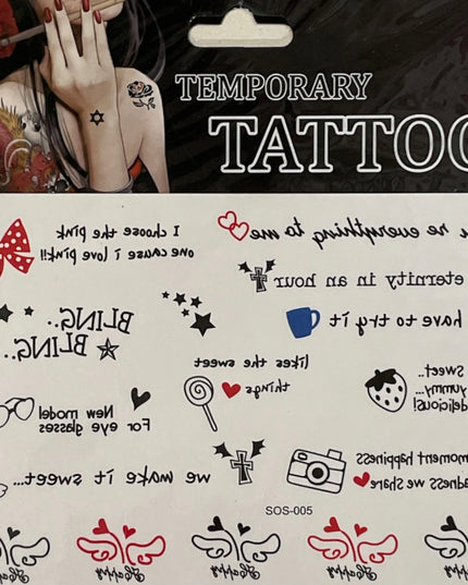 Tatuaje temporare color 17 x 17cm