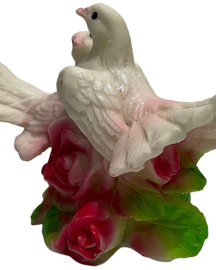 Porumbei pe trandafiri 8cm