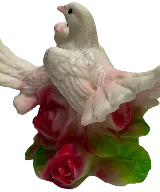 Porumbei pe trandafiri 8cm