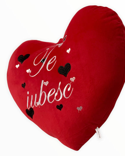 Inimă de pluș 35 cm