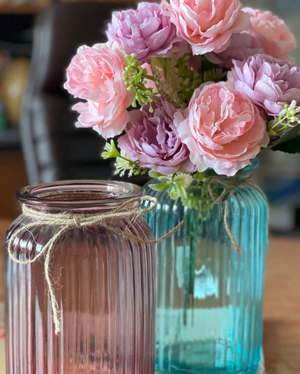 Vază sticlă color 1024-16. 24cm