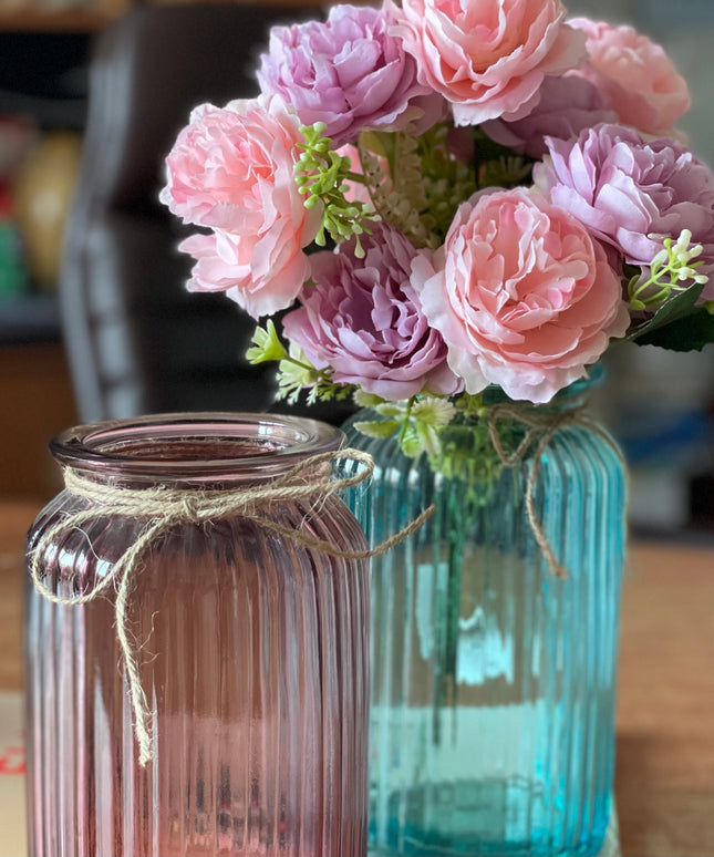 Vază sticlă color 1024-16. 24cm