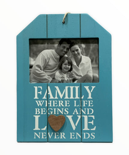 Tablou rama foto Family 25cm