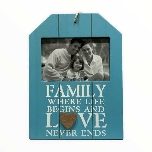 Tablou rama foto Family 25cm