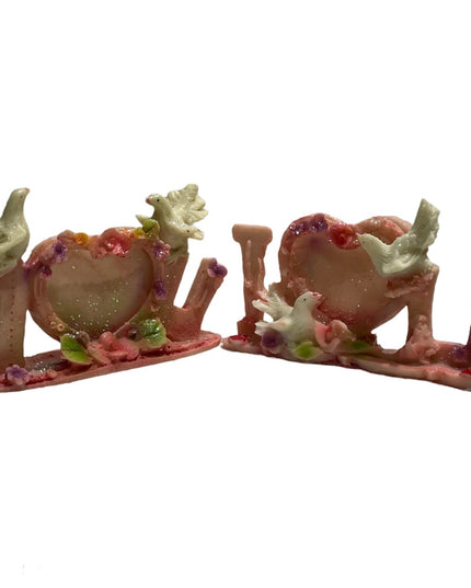 Ramă foto cu porumbei 2/set