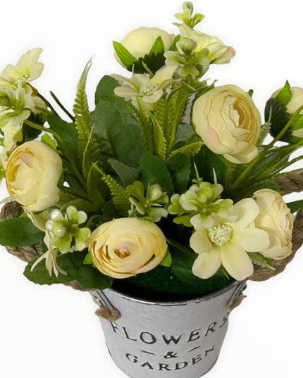 Aranjament ghiveci metal E40. 20cm