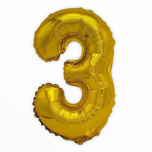 Balon 40cm cifra 3