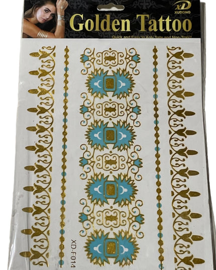 Tatuaje temporare Golden 18 x 12cm