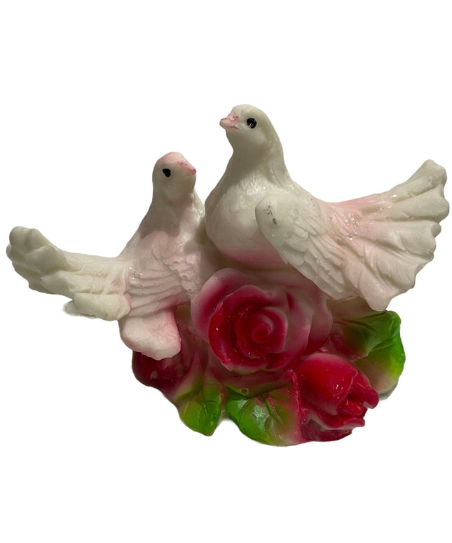 Porumbei pe trandafiri 8cm